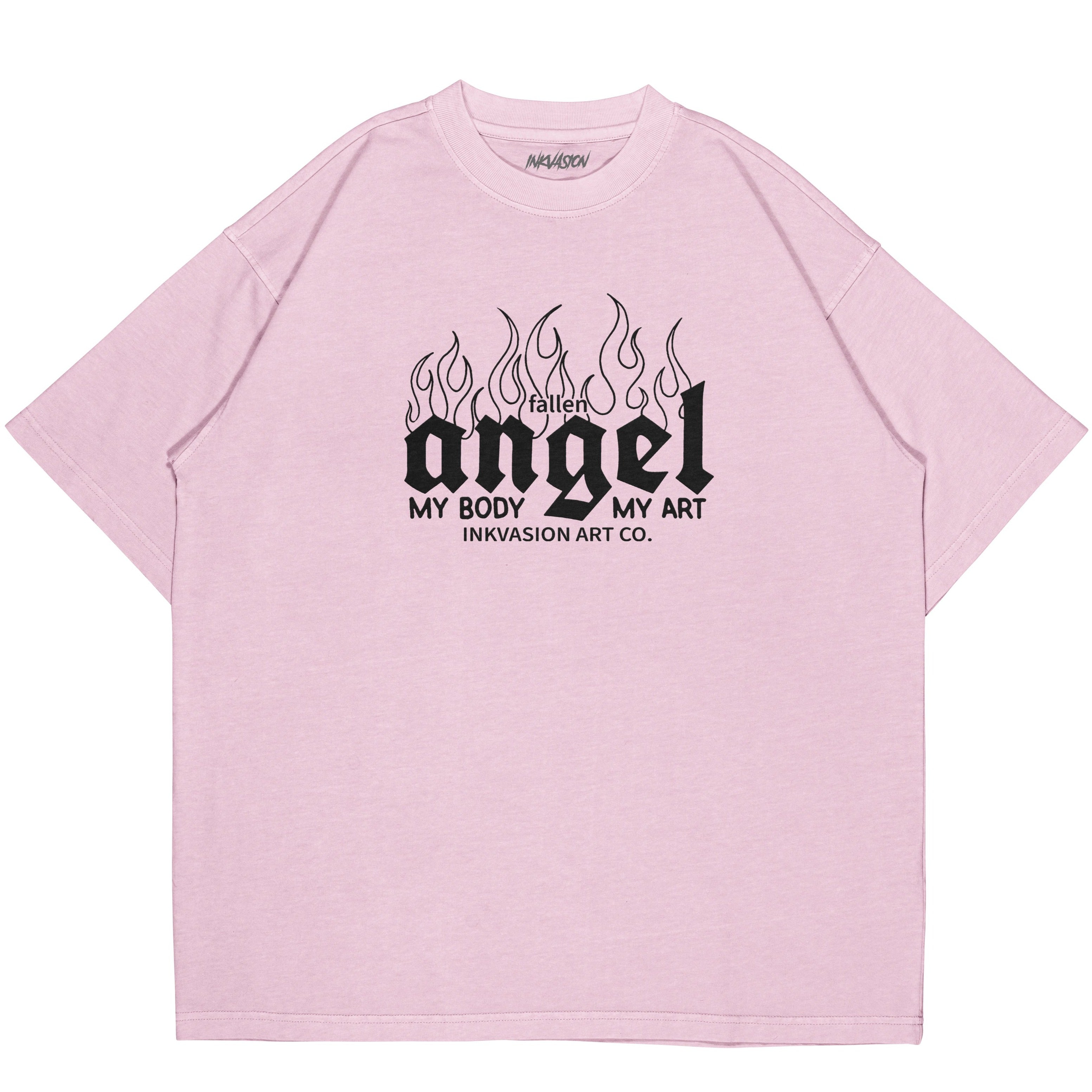 ANGEL BLACK WORK TEE