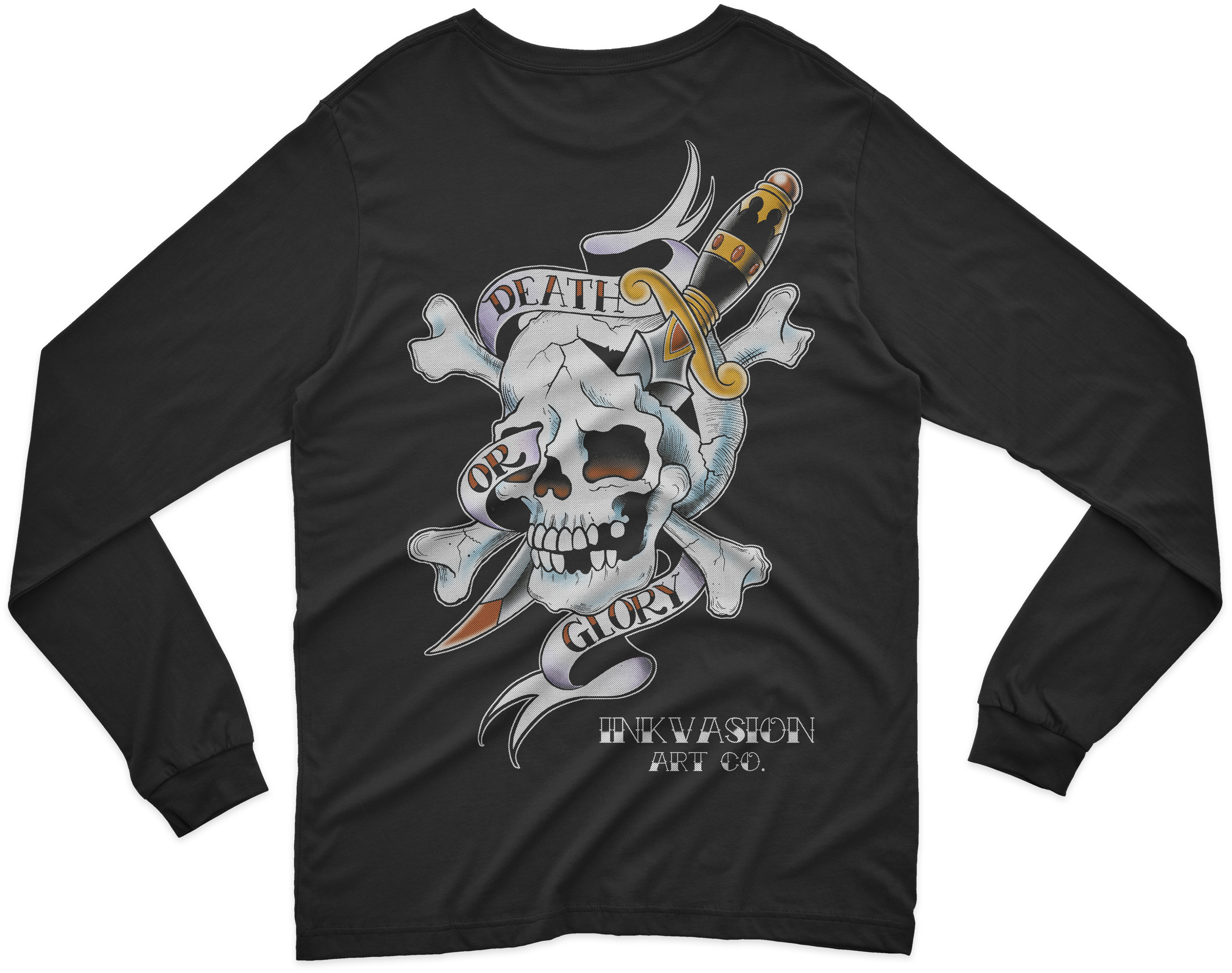 POLERA MANGA LARGA DEATH OR GLORY