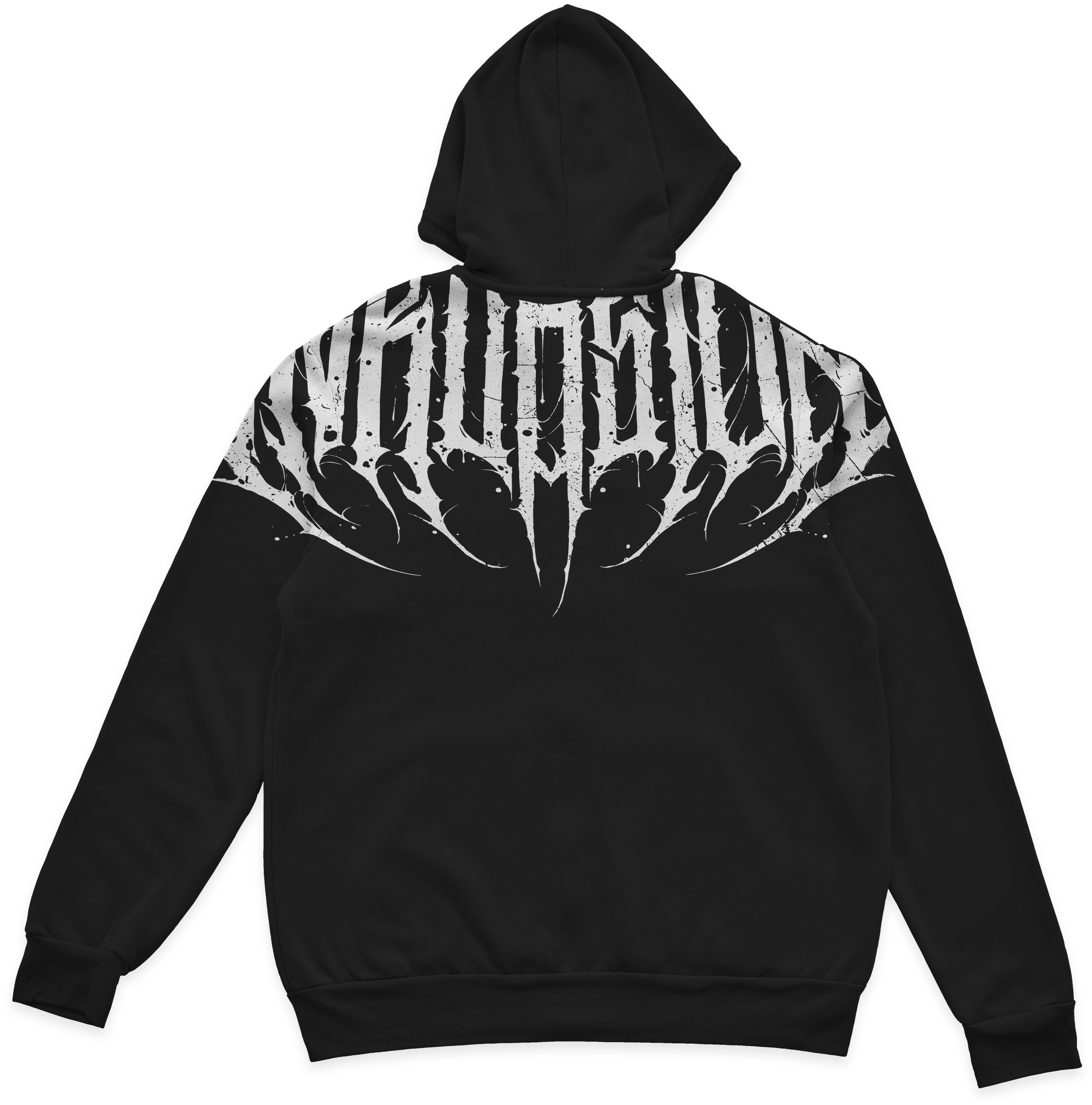 HOODIE BLACK LETTER ART CO.