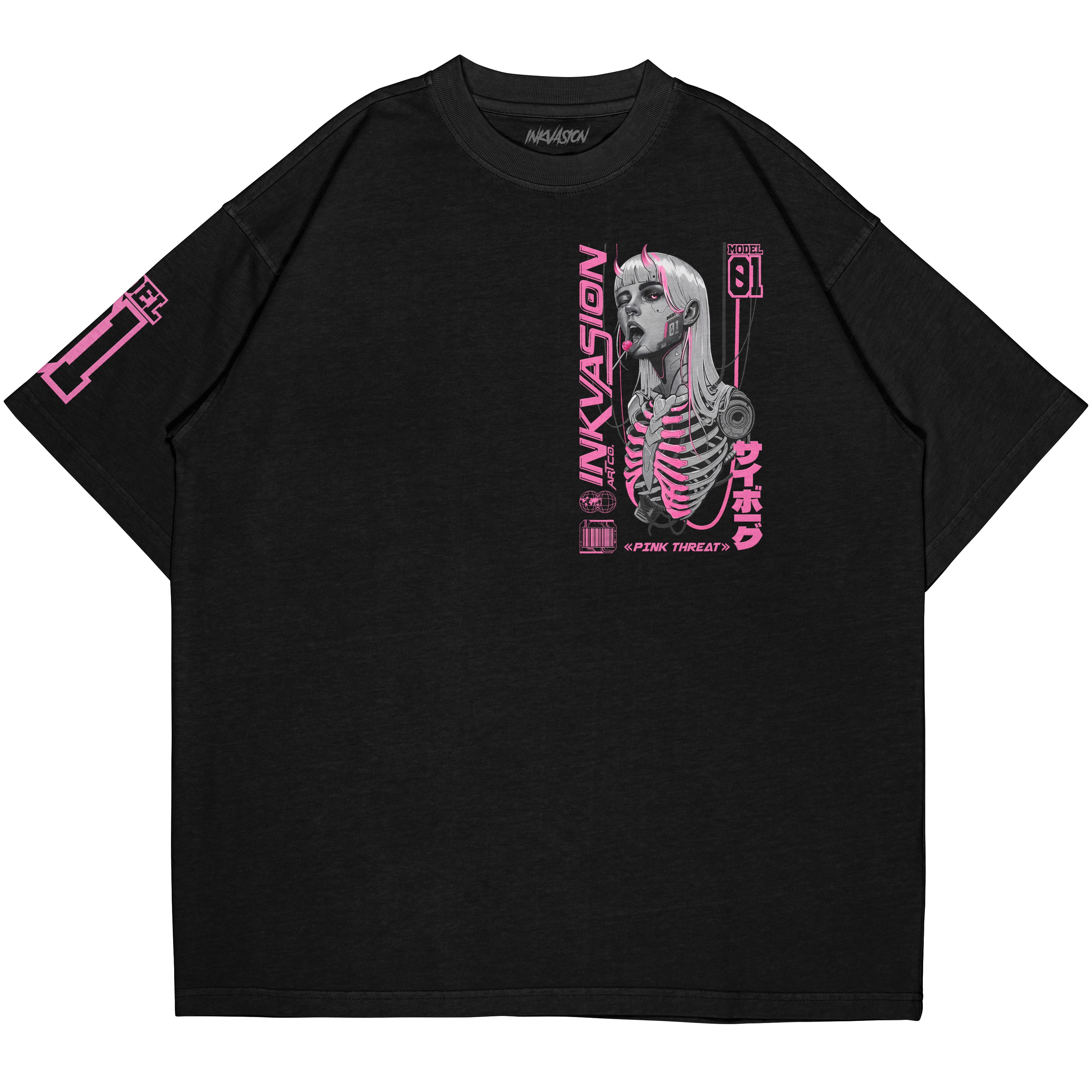 POLERA PINK THREAT